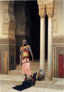 Arab or Arabic people and life. Orientalism oil paintings 165